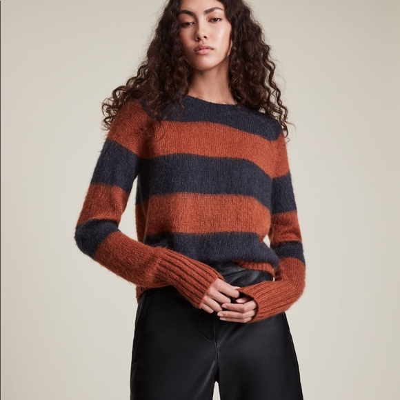 All Saints Sweaters - NWT Allsaints Striped Wool Lou Jumper/Sweater